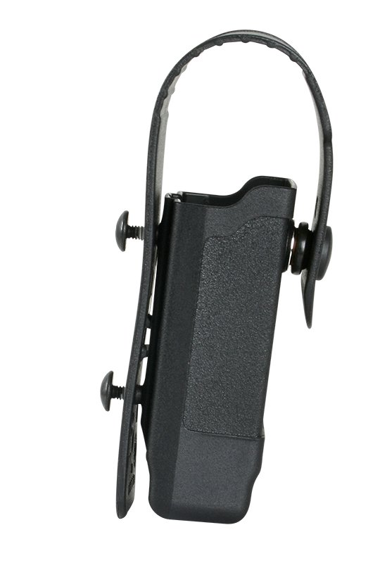 Blackhawk 430900BK Tactical Mag Pouch Single Black Polymer Snap Compatible w/Single Stack or Double Stack