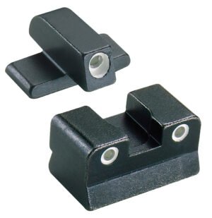 Trijicon 600049 Bright & Tough Night Sights  Green/Tritium White Outline Front Sight-Green/Tritium White Outline Rear Sight Beretta 92A1/96A1