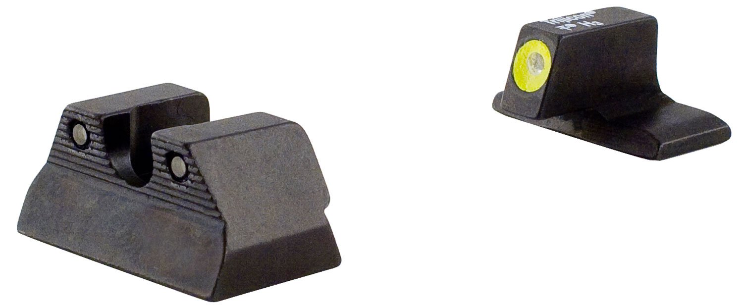 Trijicon 600600 HD Night Sights Green/Tritium Yellow Outline Front Sight-Green Tritium Black Outline Rear Sight H&K P2000/P2000SK