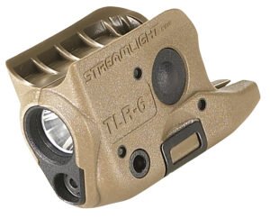 Streamlight 69278 TLR-6 Gun Light Flat Dark Earth 100 Lumens White LED/Red Laser Glock 42/43/43X/48