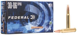 Federal 24385LFA Power-Shok  243Win 85gr Copper Hollow Point 20 Per Box/10 Case