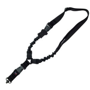 GrovTec US Inc GTSL52 Single Point  Black Elastic Bungee Rifle/Shotgun