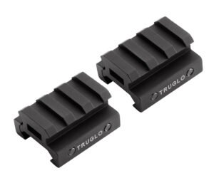 TruGlo TG8972B Picatinny Riser Mount Matte Black Anodized