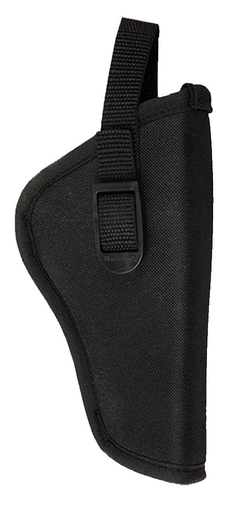 Bulldog DLX12 Pit Bull OWB Black Nylon Belt Loop Fits S&W J/K/L/N Frame Fits 3-4" Barrel Right Hand