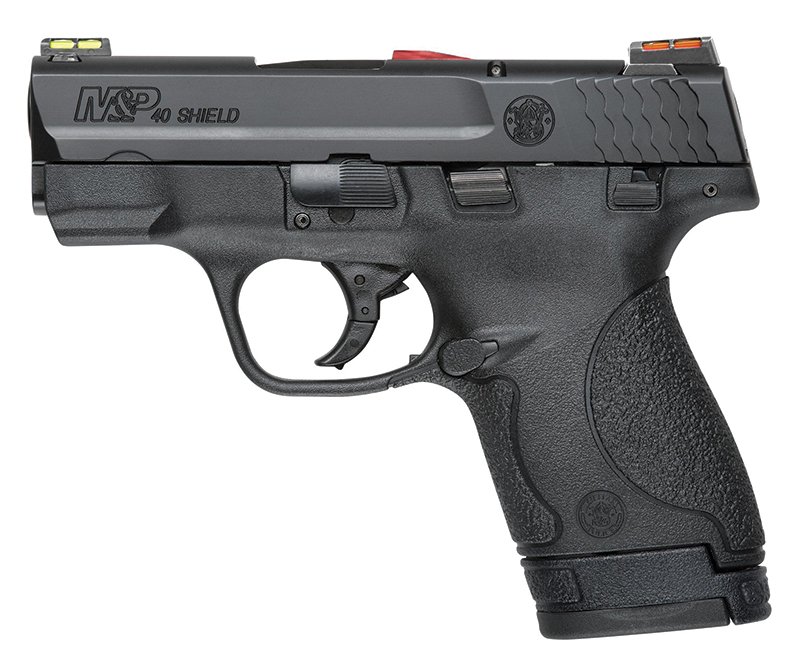 M&P Shield 40SW 3.1" Blk HiViz Cmp 6&7
