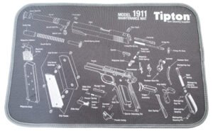 Tipton 558680 Maintenance Mat Black/Gray Neoprene Top w/Rubber Back 11"x17" 1911 Parts Diagram