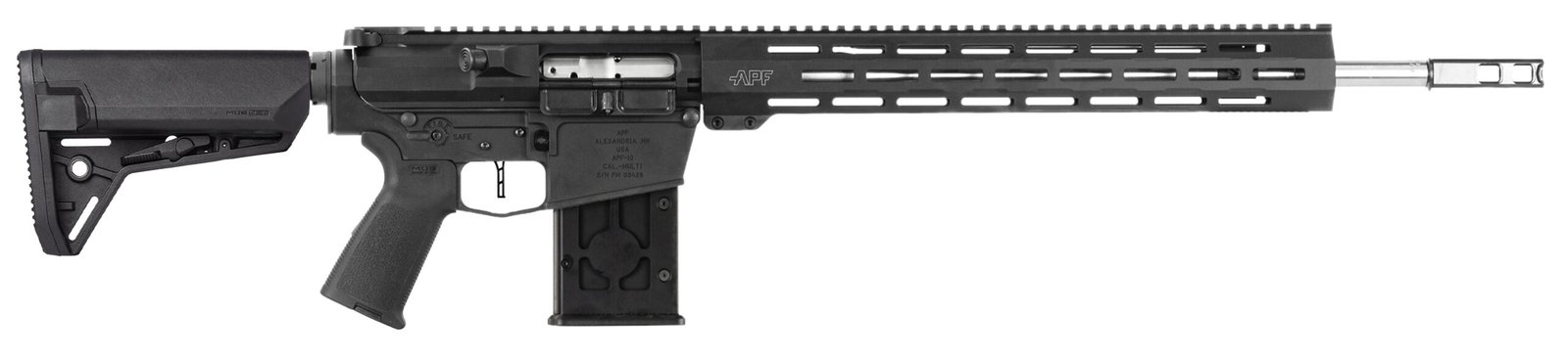 APF DMR 2.0 22-250 BLK 18 MLOK MAGPUL SL-S