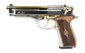 DERYA MELIK 9MM 4.9" 10RD SLVR/GOLD