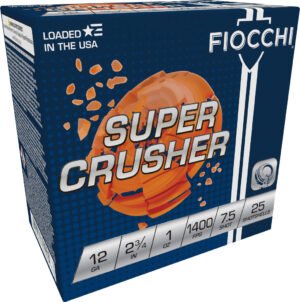 FIO SUPER CRUSHER 12GA 1OZ #7.5 1400FPS 10/10