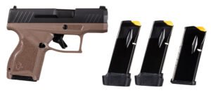 TAURUS GX4 9MM BLK/BRN 3" 13+1 4 MAGS