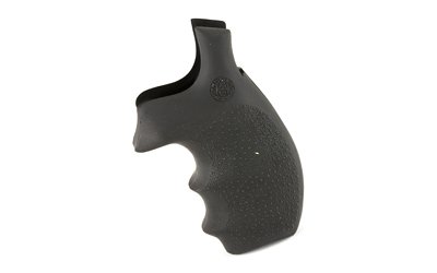 HOGUE GRIP S&W K/L RND BUTT BNTM BLK - Image 2