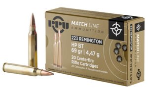 PPU .223 REM MATCH 69GR HPBT 20/1000