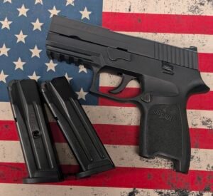 SIG Sauer P250 9mm Compact Pistol – Factory Box, 2 Magazines
