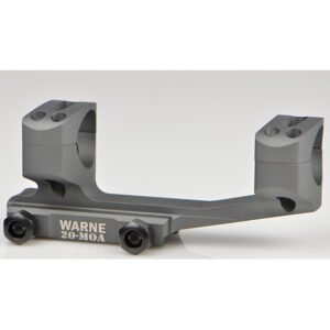 WAR MOUNT 20MOA 1 MSR GRY EXT SKELETONIZED