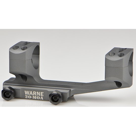 WAR MOUNT 20MOA 1 MSR GRY EXT SKELETONIZED