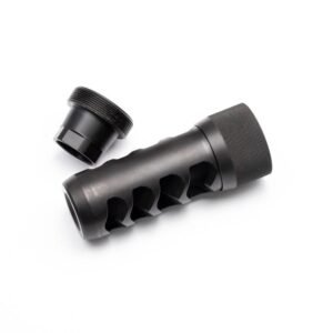 Area 419 Sidewinder Magnum Self Timing Muzzle Brake 30 cal Black Nitride 5/8-24
