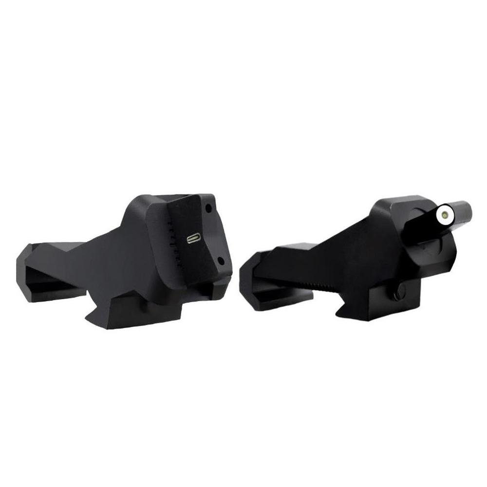 XS SightXTI2 DXT 45 Degree Offset BUIS Big Dot Tritium Front & Rear