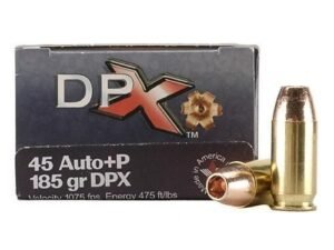 COR-BON Handgun Ammunition .45 ACP 185 gr DPX 1075 fps 20/box
