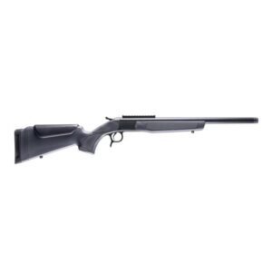 CVA Scout Single Shot Rifle .223 Rem 20" Threaded Blued Barrel Grey Stock 0 MOA Pic Rail