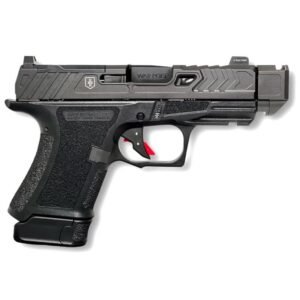 Shadow Systems CR920P War Poet Handgun 9mm Luger 10rd & 13rd Magazines 3.75 Barrel Black War Poet Slide Engraving with Night Sights