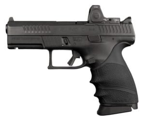 Hogue HandAll Beavertail Grip Sleeve CZ P-10 Compact 9mm - Black