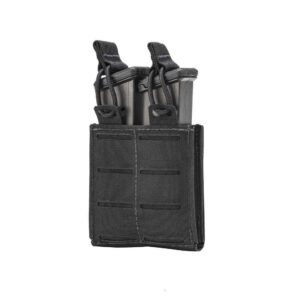 TacShield RZR Molle Double Pistol Magazine Pouch Black