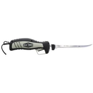 Old Timer 110 Volt Electric Fillet Knife 8" Blade Black and Grey