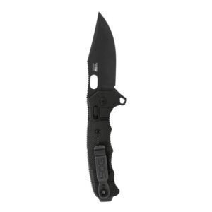 SOG Knives Seal XR Ti Folding Knife 3-9/10" Clip Point Blade Black
