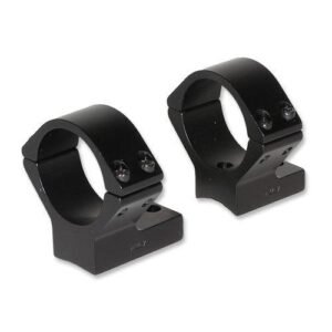 Talley Lightweight Alloy Scope Mounts - Black Anodized - 30mm - Low Weatherby Accumark-Magnum & Mark V (9 LUG)