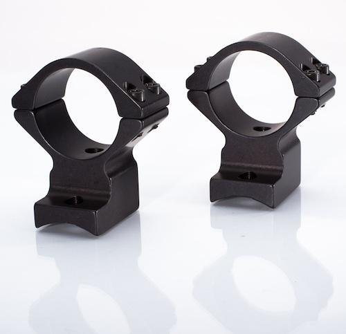 Talley Lightweight Alloy Scope Mount Combo Remington Model 700-721-722-725-40X 1" Low SA 20MOA - Black Anodized