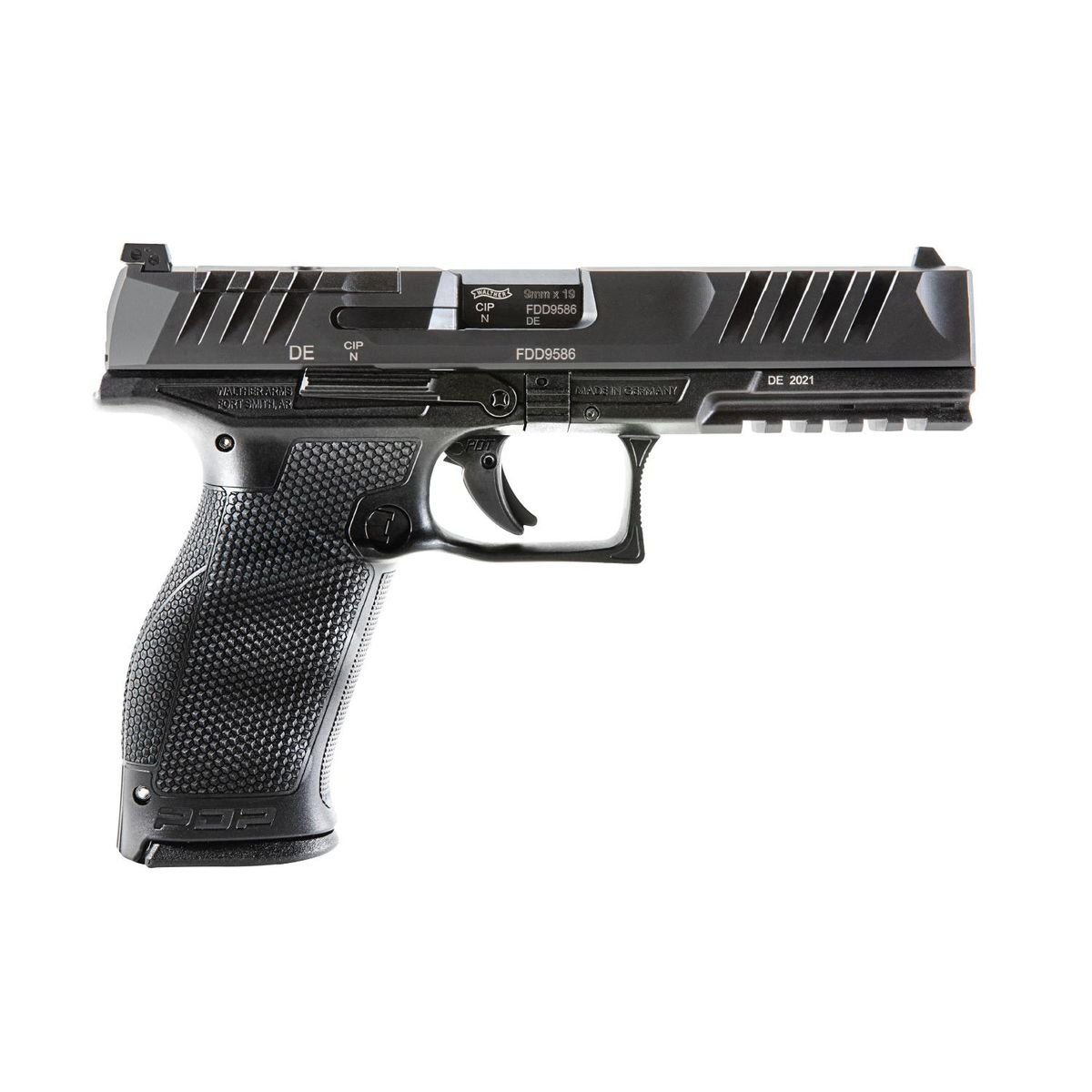 Walther PDP Full Size Optic Ready Handgun 9mm Luger 18rd Magazines(2) 5" Barrel