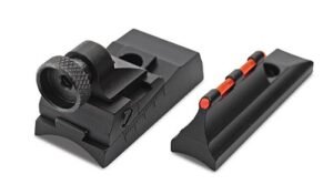 Traditions Peep Sight Fiber Optic Sight System Fits Traditions & CVA Straight Non-tapered Barrels