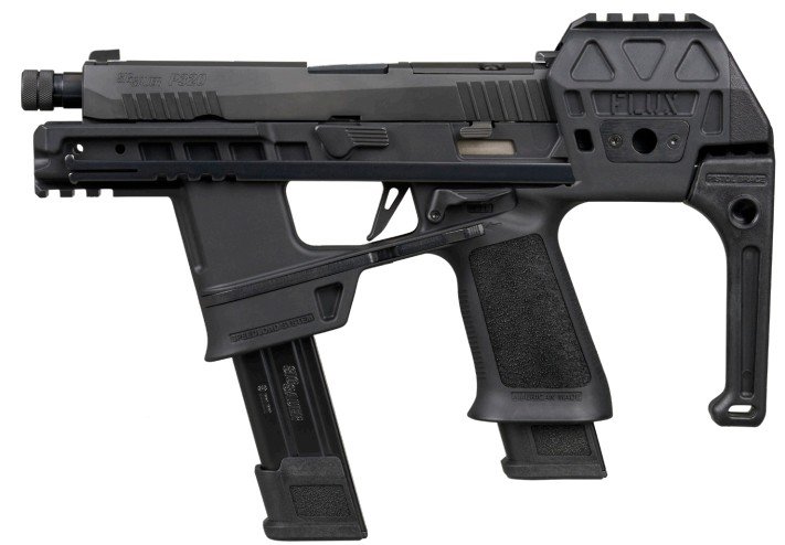 P320 FLUX TACOPS 9mm 5.5" TB Blk (2)30 (2)21