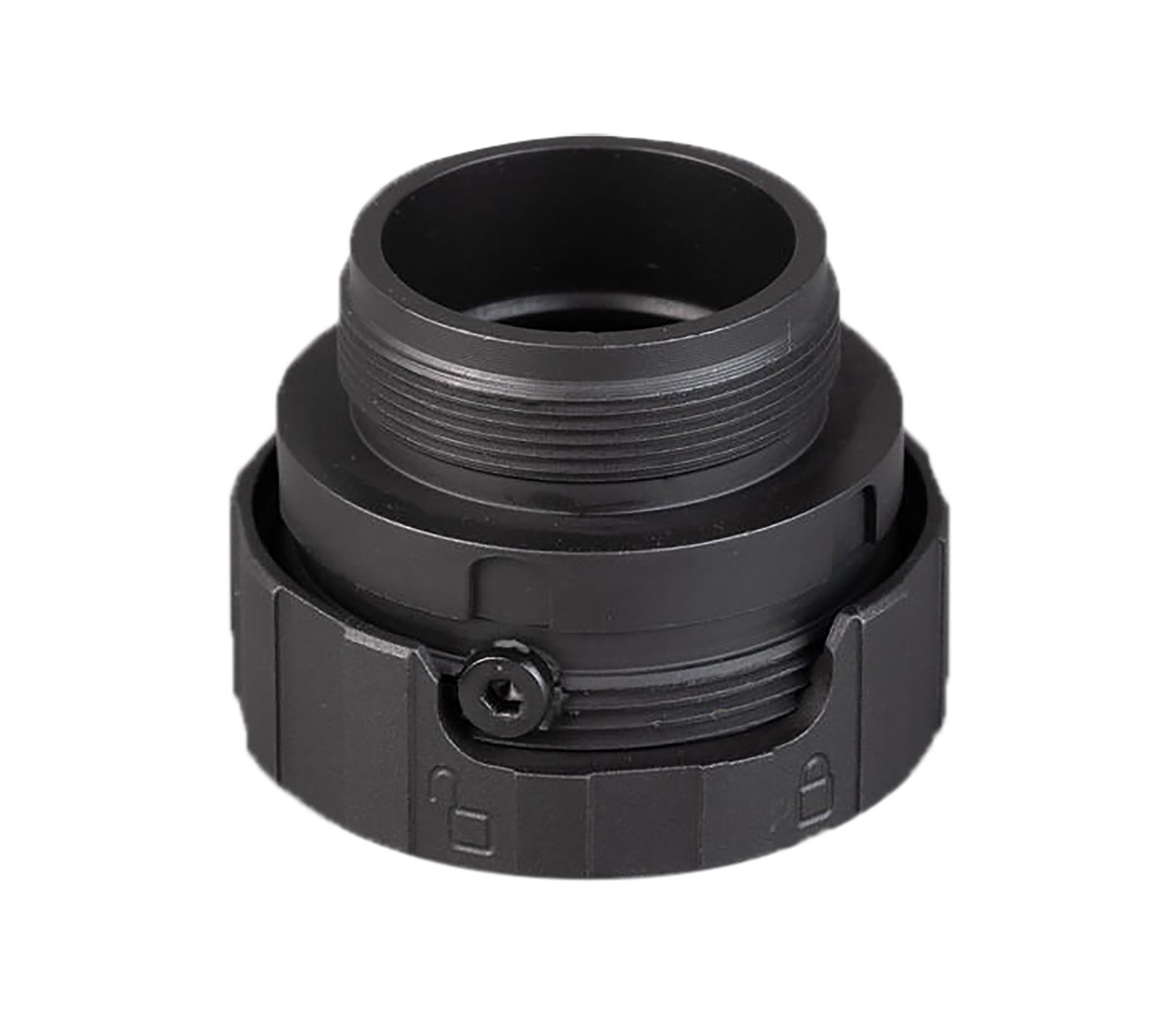 SilencerCo AC2632 ASR Alpha Mount Adapter For Omega 9K/Nano ASR/Harvester 300 Black Steel