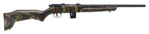 Savage Arms 96636 93R17 Minimalist Full Size 17 HMR 10+1 18" Matte Black Threaded Carbon Steel Sporter Barrel, Matte Black Carbon Steel Receiver, Boyd's Minimalist OD Green Laminate Stock, Right Hand