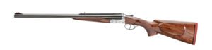 Rizzini USA 7001416 Rhino Express  Full Size 416 Rigby 2rd 23" Gloss Blued Steel Barrel, Coin Anodized Silver Engraved Steel Receiver, Oiled Turkish Walnut Fixed w/Pistol Grip Wood Stock, Ambidextrous