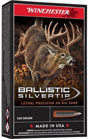 Winchester Ammo SBST65P Ballistic Silvertip  6.5PRC 140gr Bonded Rapid Expansion PHP 20 Per Box/10 Case