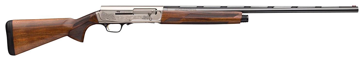 Browning 0118205005 A5 Ultimate Sweet Sixteen 16 Gauge 2.75" 3+1 26" Blued, Satin Engraved Rec, Grade III Turkish Walnut Stock, Fiber Optic Sight, Invector-DS Chokes