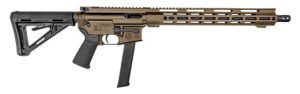 Diamondback DB1418P061 DB15  9mm Luger 32+1 16", FDE Rec/M-Lok Handgaurd, Carbon Lower, Black Magpul CTR Stock/K2 Grip, Flash Hider
