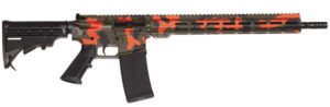 Great Lakes Firearms GL15223MCMP AR-15 Mission 223 Wylde 30+1 16", Deer Camp Camo Rec/15" M-Lok Handguard, Black Carbine Stock & A2 Grip, Muzzle Brake