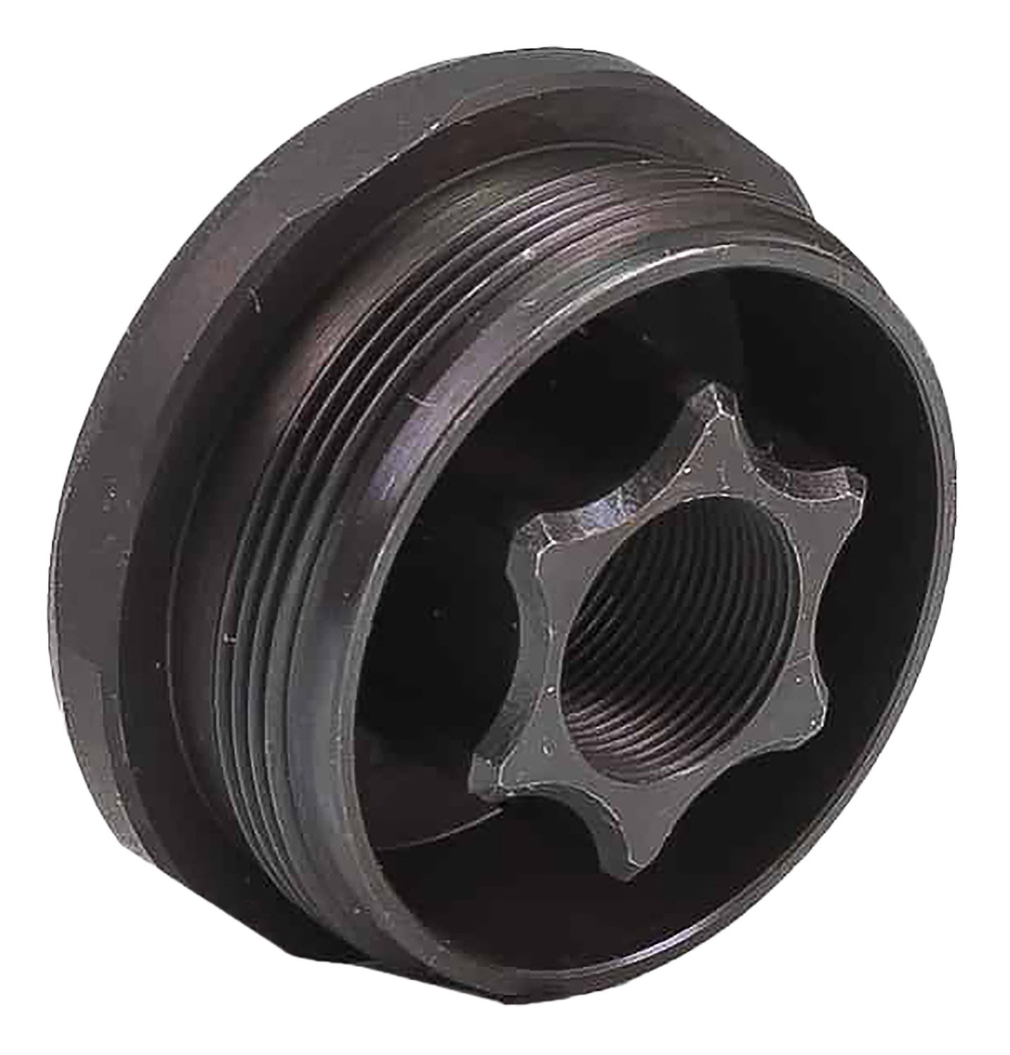 Jk Armament JK155HDM1236 HD Thread Mount Fits 1/2"x36 Stainless Steel Cerakote Black