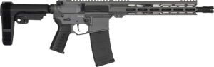 CMMG 30AB20FTNG Banshee MK4 300 Blackout 30+1 12.50" Black Nitride Medium Taper Threaded Barrel, EML 7" M-LOK Handguards, Tungsten Cerakote Aluminum Picatinny Rail Receiver, CMMG Zeroed Grips