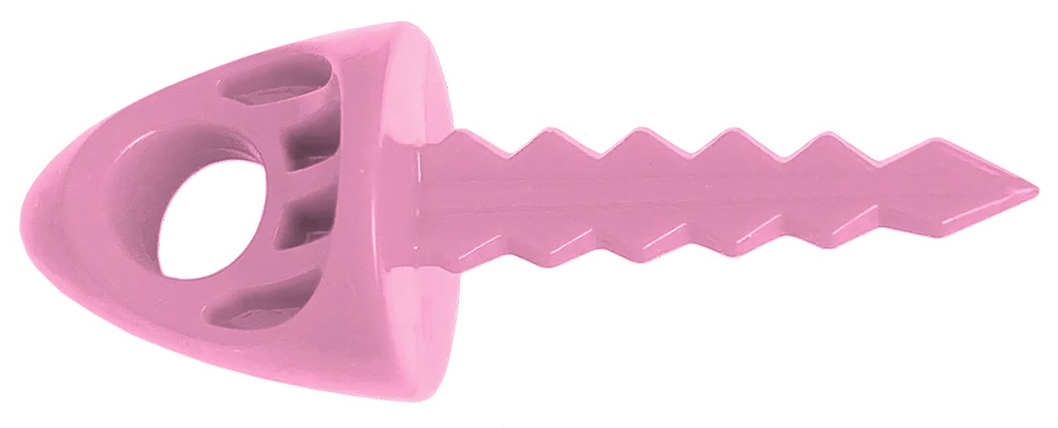 Targettack Llc Targettack Pink Polycarbonate Plastic 1" For Paper/Vinyl Targets 12 Pack