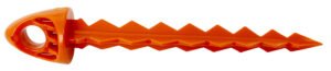 Targettack Llc Targettack Orange Polycarbonate Plastic 3" For Paper/Vinyl Targets 12 Pack