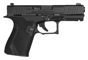 ZRO Delta 755000329990 FKS-9 Standard 9mm Luger 15+1 4" Black Nitride Match Grade Barrel, Black Nitride Serrated Slide, Polymer Frame w/Accessory Rail, Black Polymer Grip