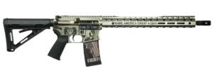 Black Rain Ordnance 24111203S Trump FX Custom Limited Edition 5.56 NATO 30+1 Silver Spec 15