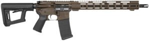 Diamondback DB1718K071 DB15 Carbon Series 5.56 NATO 30+1 16" Black Nitride Threaded Barrel, Midnight Bronze Cerakote Picatinny Rail Aluminum Receiver, Adjustable Black Synthetic Stock, Magpul MOE Grip