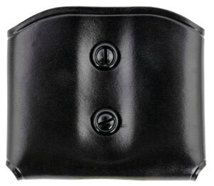 Galco DMC22B DMC Mag Carrier Double Black Leather Belt Loop Belts 1.50-1.75" Wide Compatible w/ Glock 35 Ambidextrous Hand