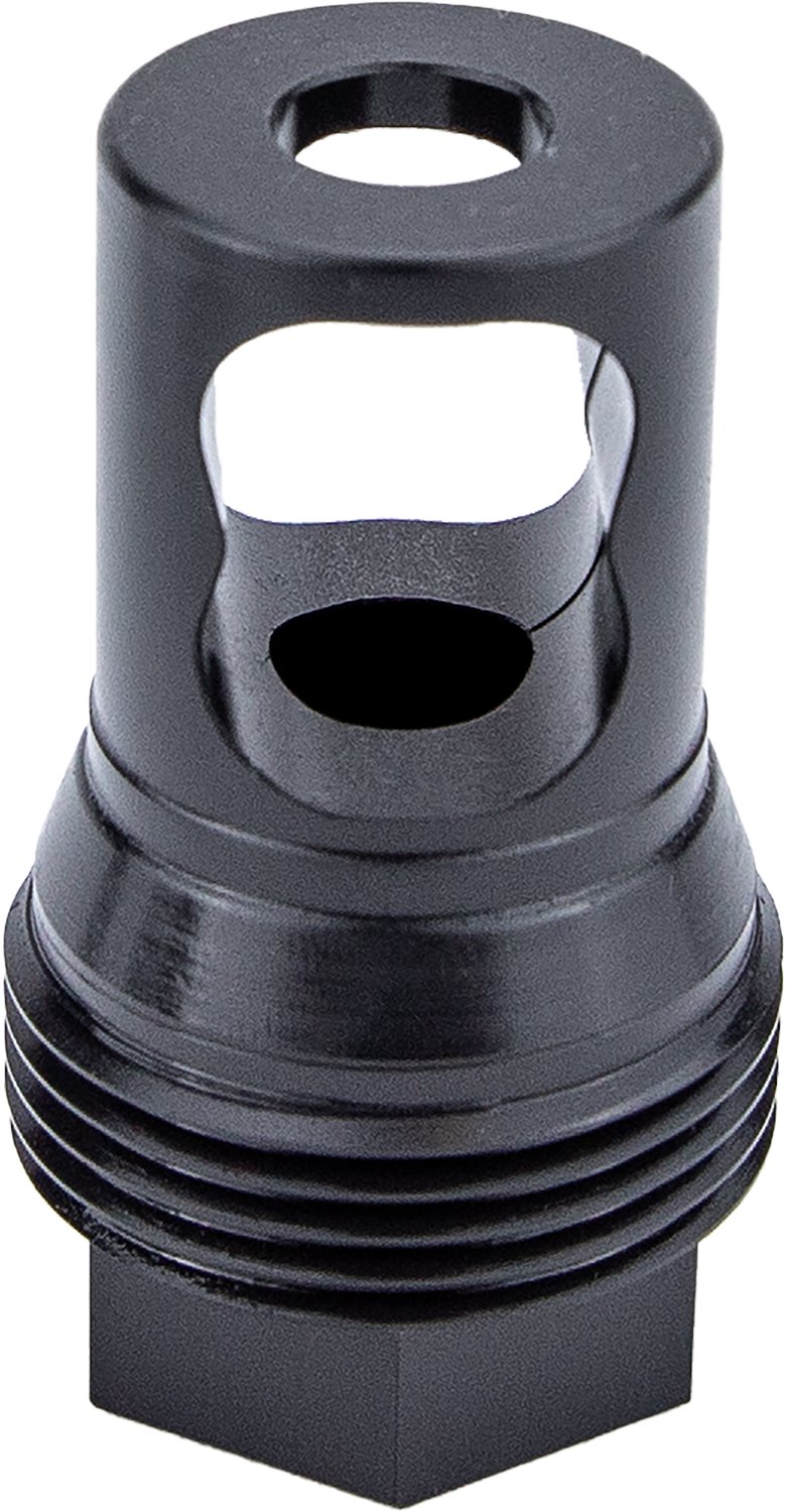 Kgm Suppressors A-TMB50-S-2 R50T Taper Muzzle Brake Black Nitride Steel 7/8"x14 Threads