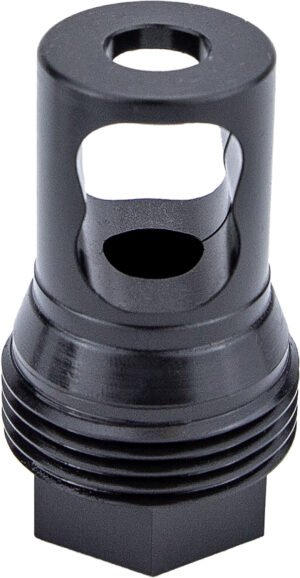 Kgm Suppressors A-TMB50-S-3 R50T Taper Muzzle Brake Black Nitride Steel M24x1 Threads